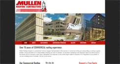 Desktop Screenshot of mullenroofing.com